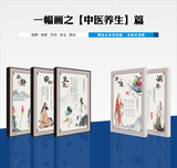 中医美容美体院挂图展板医疗挂图海报订制文化保健脊椎调理与养生二 